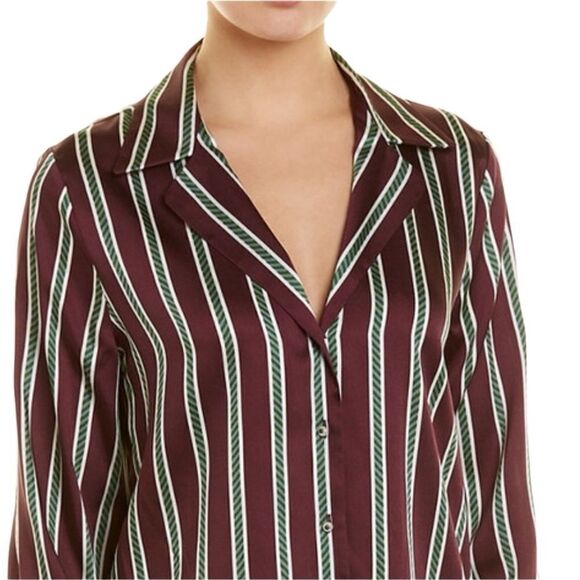 Alexis Samwell Striped Button Down Top - Picture 1 of 11